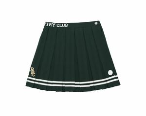 ■完売品■FR2GOLF■スカート■送料230円■グリーン■緑色■RCC Logo Embroidery Two Line Stretch Pleated Skirt■迅速発送■