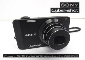 【よろづ屋】SONY Cyber-shot DSC-WX10 ブラック ソニー サイバーショット コンパクトデジタルカメラ デジカメ(M0518)
