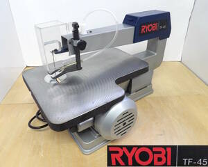 【よろづ屋】リョービ 卓上糸ノコ盤 RYOBI TF-45 糸鋸 電動工具 木工 DIY(M0506-140)