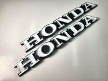 HONDA タンクエンブレム 左右2枚set NC07 キジマ CBX400F CBX550F CB400F ヨンフォア CBR400 ホーク CB400N バブ モンキー ゴリラ CIBIE_画像2