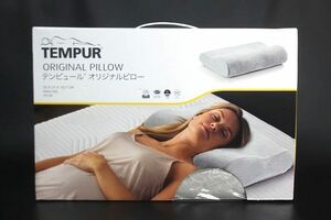 TEMPUR тонн pyu-ru оригинал pillow лёд серый размер M низкая упругость подушка / Япония стандартный товар 