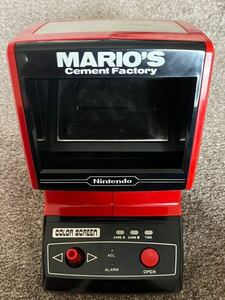 Nintendo Mario's Cement Factory Mario z cement Factory table top game machine 