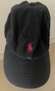 ポロ　ラルフローレン ブラック キャップ POLO RALPH LAUREN 帽子