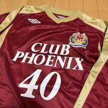 【レア】umbro アンブロ 尚美学園大学 サッカー部 CLUB PHOENIX ユニフォーム 上下セット サイズO ソックス付き_画像5