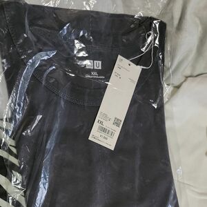 ユニクロ クルーネックTシャツ（半袖）07 Gray グレー XXL 新品未使用品