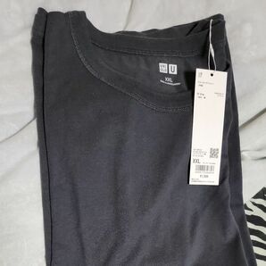 ユニクロ クルーネックTシャツ（半袖）07 Gray グレー XXL 新品未使用品 