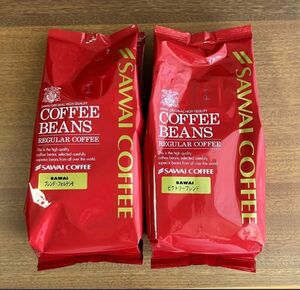 澤井珈琲 レギュラーコーヒー ビクトリーブレンド 500g ブレンドフォルテシモ 500g 計1kg 中挽き 