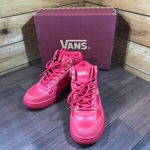 【新品】VANS/バンズ MAGNA マグナ ハイカットスニーカー V2204 25.5cm 赤 メンズ スニーカー