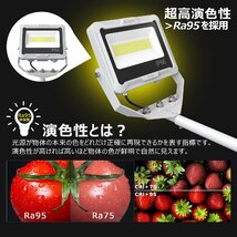 GOODGOODS LED 投光器 アームライト 90cm 看板照明 作業灯 60W 7000lm 外灯 高演色性 屋外 防水 ワークライト 広告 店舗照明 明る_画像9