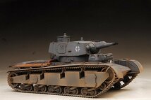 維1/35 ドイツ NbFzノイバウファールツォイク多砲塔戦車 完成品B336_画像2