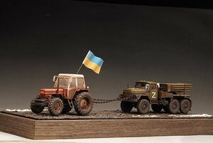 .1/43uklaina.. Россия BM-21 самодвижение Rocket ... модель конечный продукт B332