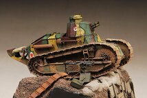 維1/35フランス軽戦車　FT-17 情景完成品B333_画像1