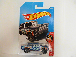 ★HOT WHEELS★ホットウィール★ '55 CHEVE BEL AIR GASSER (ブルーカラー) 