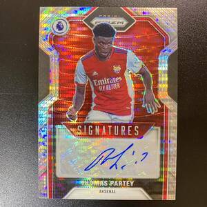 2021-22 Panini Prizm EPL Breakaway Thomas Partey Auto Arsenal 直筆サインカード トーマス・パーテイ