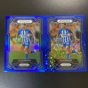 2023-24 Panini Prizm Premier League Julio Enciso Blue Prizm /299 Brighton 2枚セット フリオ・エンシソ