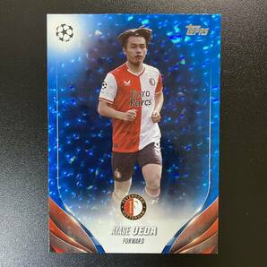 2023-24 Topps UEFA Club Competitions Ayase Ueda Blue Icy Foilboard /75 上田綺世の画像1