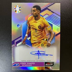 2023-24 Topps Finest Road To UEFA Euro Cup Cody Gakpo Auto 直筆サインカード コーディ・ガクポ