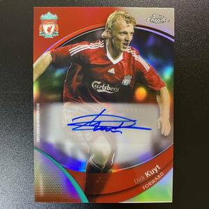 2023-24 Topps Liverpool Chrome Team Set Dirk KUIJT Auto Refractor 直筆サインカード ディルク・カイト