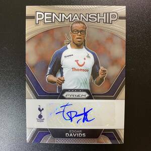 2023-24 Panini Prizm EPL Edgar Davids Penmanship Auto Tottenham Hotspur 直筆サインカード エドガー・ダーヴィッツ