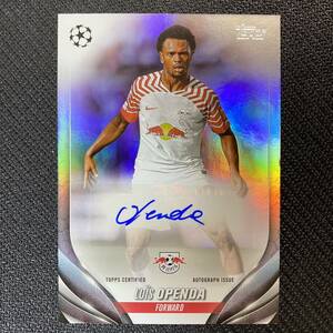 2023-24 Topps UEFA Club Competition Lois Openda Auto RB Leipzig 直筆サインカード ロイス・オペンダ