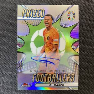 2023-24 Topps Finest Road To UEFA Euro Cody Gakpo Prized Footballers Auto /350 直筆サインカード コーディ・ガクポ