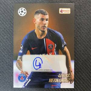 2023-24 Topps Merlin Heritage Lucas Hernandez Auto Paris Saint-Germain 直筆サインカード リュカ・エルナンデス