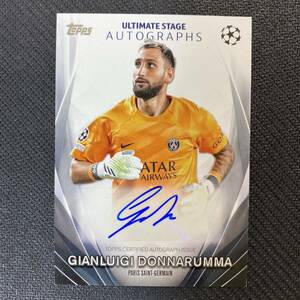 2023-2024 Topps UEFA Club Competition Gianluigi Donnarumma Ultimate Stage Auto PSG 直筆サインカード ジャンルイジ・ドンナルンマ