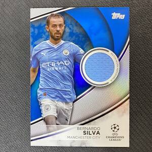 2023-24 Topps UEFA Club Competitions Bernardo Silva Memorabilia Relic Manchester City /99 ベルナルド・シウバ