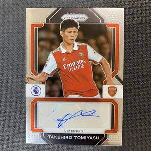 2022-23 Panini Prizm EPL Takehiro Tomiyasu Autograph Arsenal 直筆サインカード 冨安健洋 