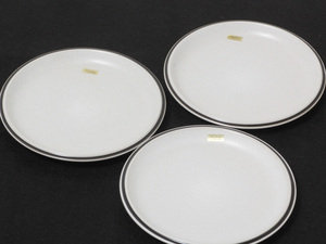 ☆未使用☆　Noritake　ノリタケ　STONEWARE　FOLKSTONE　フォークストーン　プレート　皿　直径約21cm　３枚セット