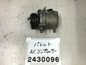 パレット MK21S エアコンコンプレッサー ルークス ML21S X 4WD ZJ3 95201-58J00 C-4 012889