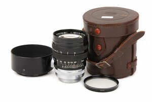 【珍品】Nikon/ニコン nippon kogaku nikkor-S.c 85mm f1.5 ブラックペイント Leica L39マウント レンズ