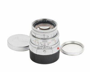 【美品】Leica/ライカ Summicron 50mm　f2 Dual Range DR Rigidシルバーメガネ付き170号段 #jp25889