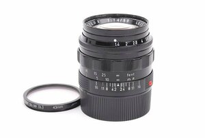 【美品】Leica/ライカ summilux 50mm F1.4 50ｍｍｆ1.4 repaint 194万号　ブラックペインティング加工を施しています #jp21909