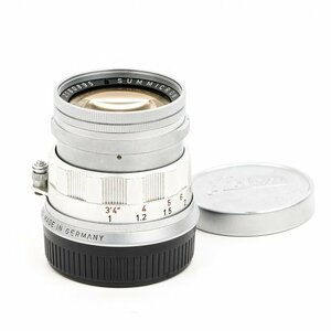 【美品】Leica/ライカ Leitz SUMMICRON 50ｍｍｆ2 216万号 ドイツ産シルバーレンズ#jp26918