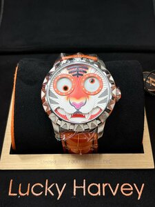 [ new goods ]Lucky Harvey/ Lucky is -veiTIGER WATCH billion watch open 1 anniversary plan limited amount #jp26760