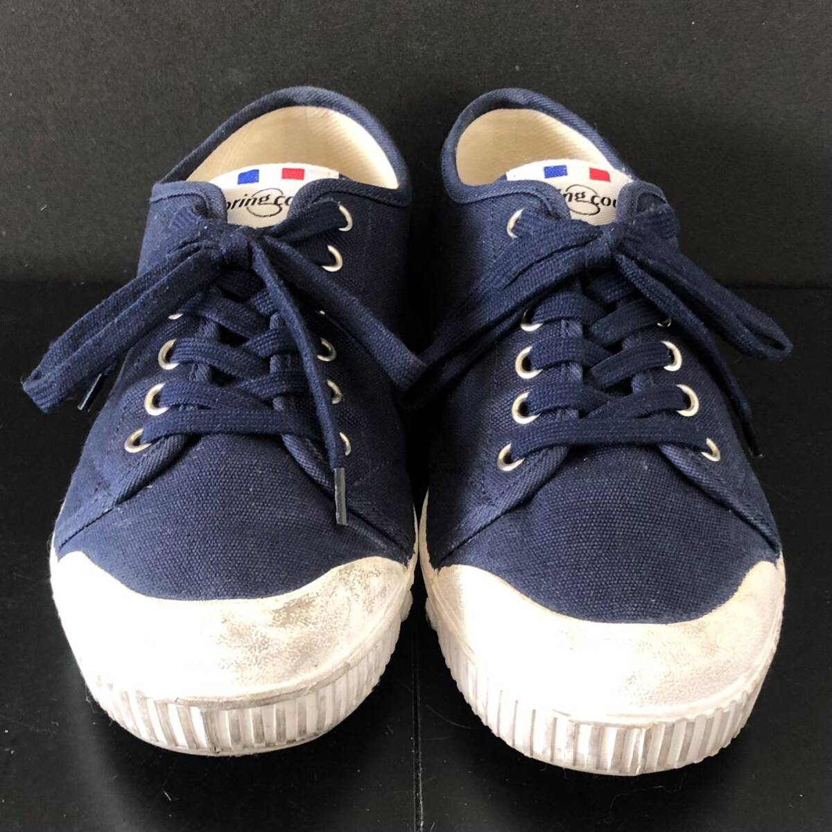 旧タグ★Spring Court G2 LOW CUT CANVAS SNEAKER 41 (約26~26.5㎝) NAVY FOX WHITE★スプリングコート ローカット キャンバス スニーカー 旧タグ★Spring Court G2 LOW CUT CANVAS SNEAKER 41 (約26~26.5㎝) NAVY FOX WHITE★スプリングコート ローカット キャンバス スニーカー