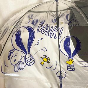 スヌーピージャンプ傘ビニール傘ローソンスヌーピーフェア送料無料 ビニール傘 雨傘 透明傘 雨具