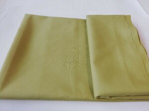 生地　抹茶色　オリーブ色　綿混　長さ2.5m 巾113cm 　無地　日本製