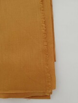 生地　キャメル　黄土色　金茶色　やまぶき色　長さ2.5m 巾114cm 綿混　無地　日本製　_画像3