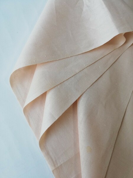 生地　ベビーピンク　薄ピンク　長さ2.5m 巾113cm 綿混　無地　日本製