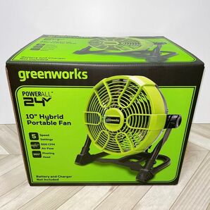 グリーンワークス Greenworks 24V ポータブルファン PAG401(本体のみ、バッテリー別売)
