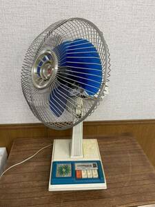 44142【自宅保管品】三菱 MITSUBISHI 扇風機 D30-HC2 昭和レトロ 当時物 動作品 アンティーク