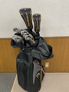 45463【自宅保管品】キャロウェイ Callaway ゴルフクラブセット WARBIRD 1W(ドライバー)/5W(クリーク)/5I-9I/PW/SW/パター