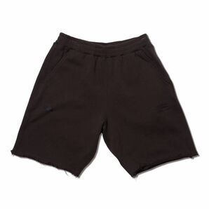 aktr CUT-UP SWEAT SHORTS　CHARCOAL M