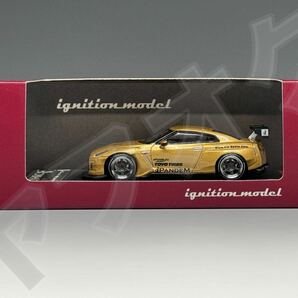 【込】 IG 1/64 PANDEM R35 GT-R ゴールド 1744 パンデム ニッサン Ignition model イグニッションモデル