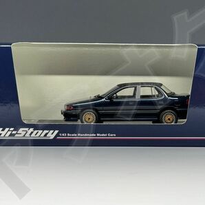 【込】ハイストーリー 1/43 いすゞ ジェミニ ZZ 1990 カスタマイズ ミスティックブルーマイカ ISUZU GEMINI HS375 BL