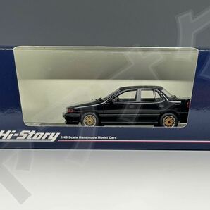 【込】ハイストーリー 1/43 いすゞ ジェミニ ZZ 1990 カスタマイズ エボニーブラックISUZU GEMINI HS375 BK