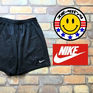 SP1-089◆USA直輸入品◆状態◎◆ブラック【NIKE ナイキ】メッシュ ショートパンツ【レディース S】ハーフパンツ ランニング スポーツ