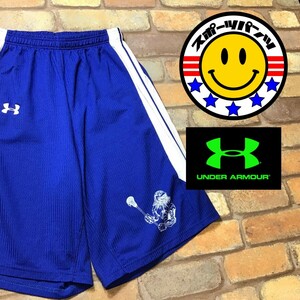 SP1-052◆日本未発売◆カレッジ物◆状態◎【UNDER ARMOUR アンダーアーマー】ラクロスプリント メッシュ ハーフパンツ【レディース S】ジム